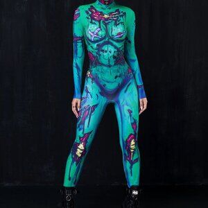 Badinka Zombie Reckoning Costume - Sexy Women's Halloween Bodysuits